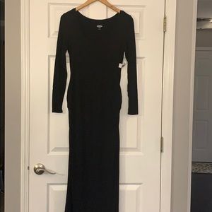 Maternity black dress
